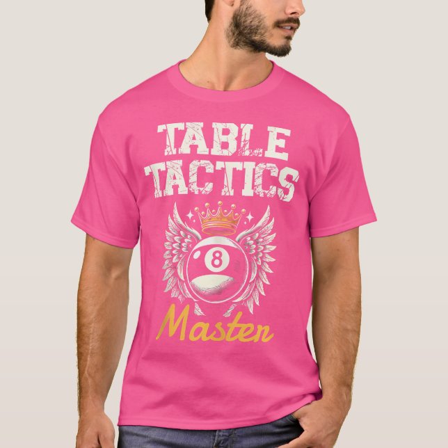 Camiseta Billiard de Table Tactics Master Pool (Anverso)