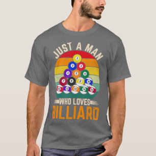 Camiseta Billiard hobby pool jugador de hobby man Snooker