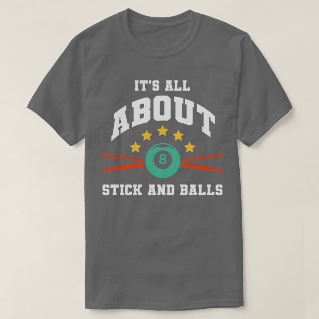Camiseta Billiard Pool Billard Snooker Club 8 (Diseño del anverso)