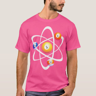 Camiseta Billiard Pool Table Games Sticer Snooker Pool Ball