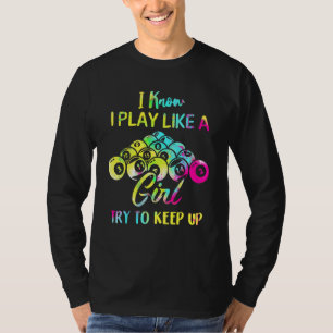 Camiseta Billiard Sé Que Juego Como Un Billar Chica P