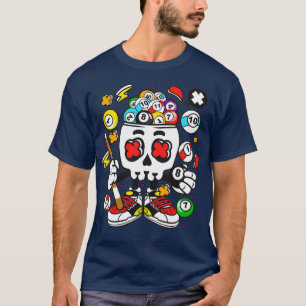 Camiseta Billiard Skull