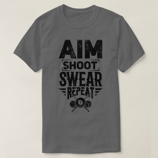 Camiseta Billiard Snooker (Diseño del anverso)