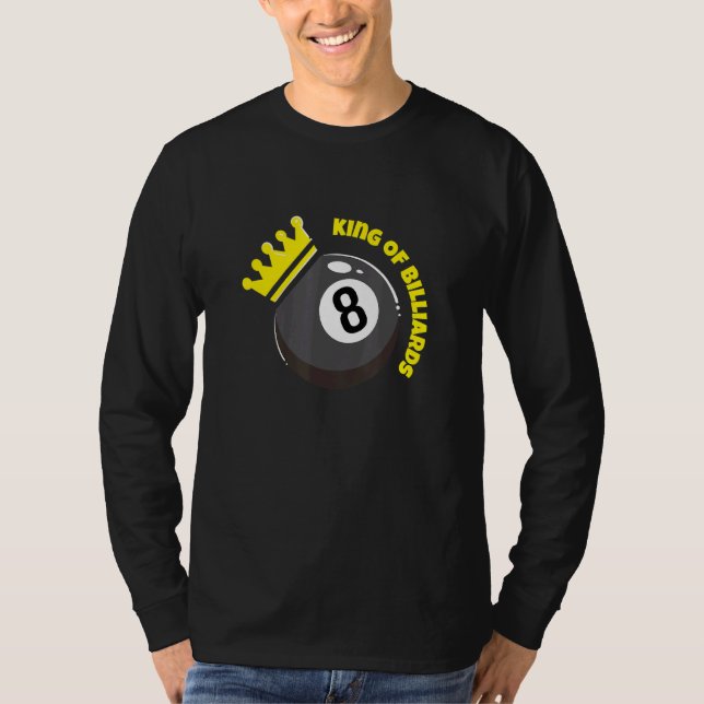 Camiseta Billiard Snooker I King Of Billiards (Anverso)
