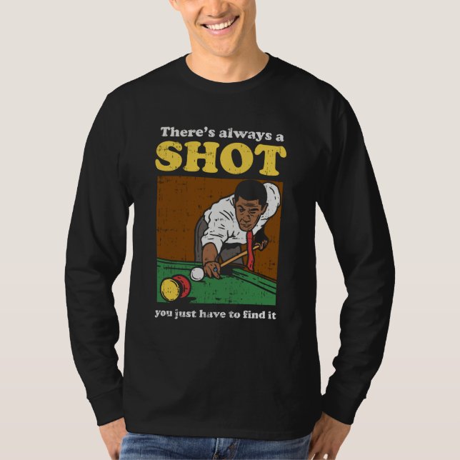 Camiseta Billiard Snooker Retro (Anverso)