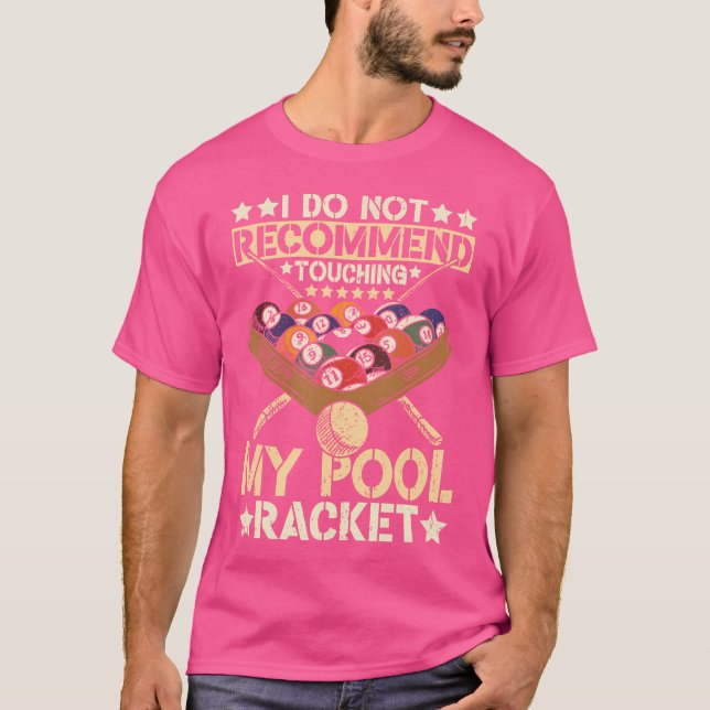 Camiseta Billiard Team 8 Ball Pool Billiard Player Bil (Anverso)