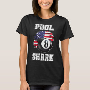 Camiseta Billiard Team 8 Ll Jugador De Juegos De Piscina Re