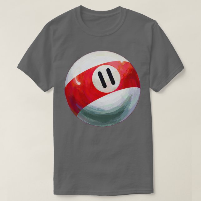 Camiseta Billiards 11 Ball (Diseño del anverso)