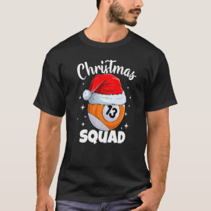 Camiseta Billiards 13 Ball Navidades Squad Pool Balls Billi