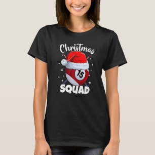 Camiseta Billiards 15 Ball Navidades Squad Pool Balls Billi