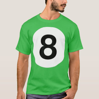 Camiseta Billiards 8 Ball Pool Ball Coste Halloween