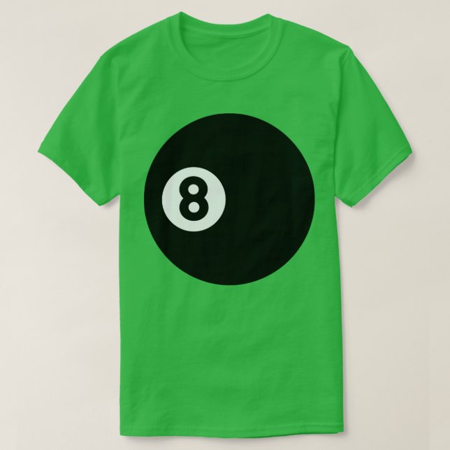 Camiseta Billiards 8Ball (Diseño del anverso)