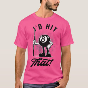 Camiseta Billiards 8ball Funny toon Pool Snooker