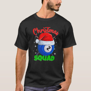 Camiseta Billiards Ball 2 Navidades Squad Pool Balls Billia