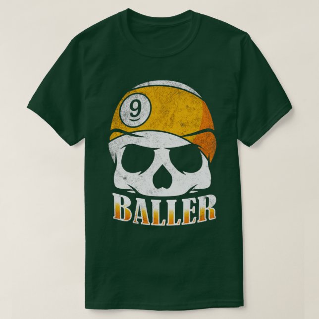 Camiseta Billiards Baller (Diseño del anverso)