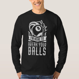 Camiseta Billiards Dad 8 Ball Player