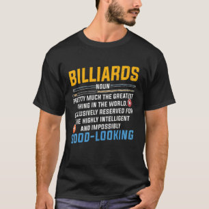 Camiseta Billiards Definition Pool Tiburones Padres Day For
