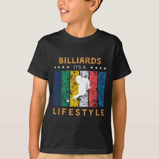 Camiseta Billiards Es Un Tee Gracioso De Estilo De Vida - P (Anverso)