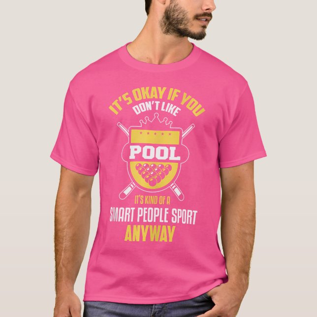 Camiseta Billiards Funny Sport Billiards Player Pool Player (Anverso)