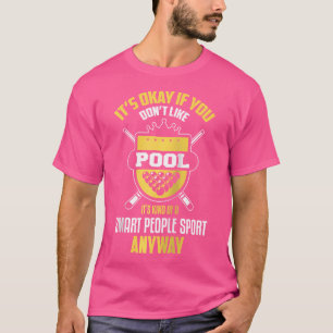 Camiseta Billiards Funny Sport Billiards Player Pool Player