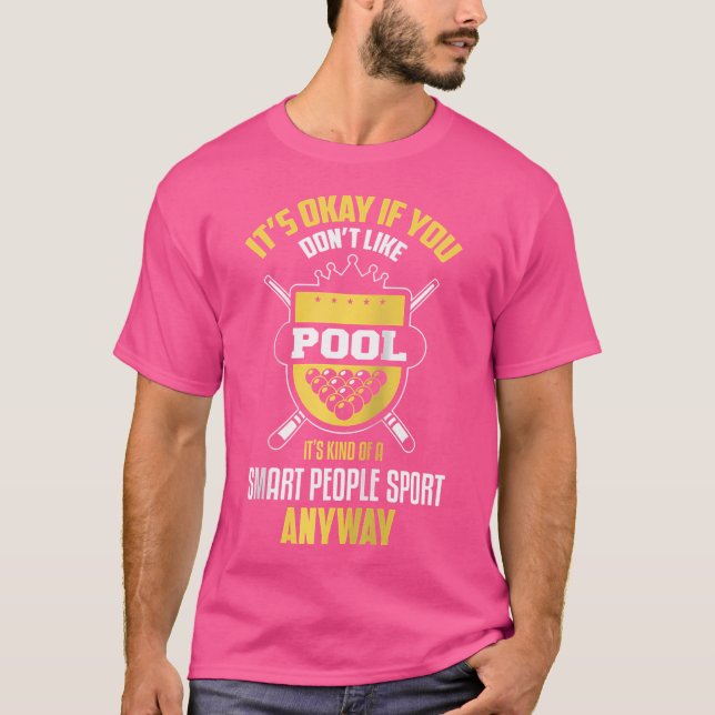 Camiseta Billiards Funny Sport Billiards Player Pool Player (Anverso)