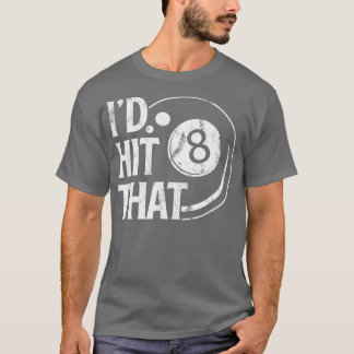 Camiseta Billiards Graciosamente Hizo Que 8 Ochocitos Juegu