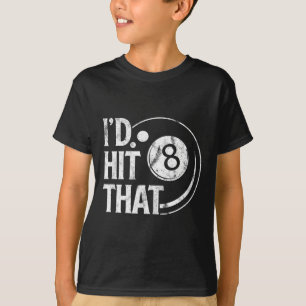 Camiseta Billiards Graciosamente Hizo Que 8 Ochocitos Juegu