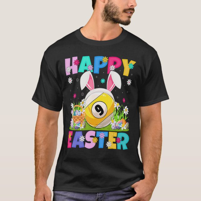 Camiseta Billiards Happy Easter Bunny Billiards Easter Su (Anverso)