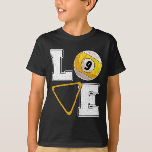 Camiseta Billiards Love Pool Player Billiards Lover