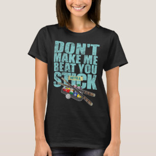 Camiseta Billiards Player Shoot Pool Snooker Cue