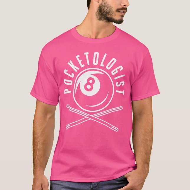 Camiseta Billiards Pocketólogo (Anverso)