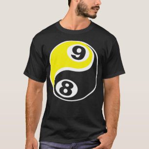 Camiseta Billiards Pool 8 Ball 9 Ball Skull
