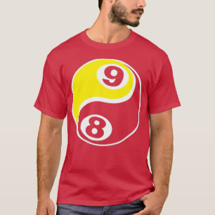 Camiseta Billiards Pool 8 Ball 9 Ball Skull 1