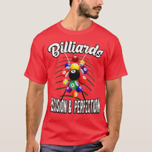 Camiseta Billiards Pool Billiard Vintage 8Ball
