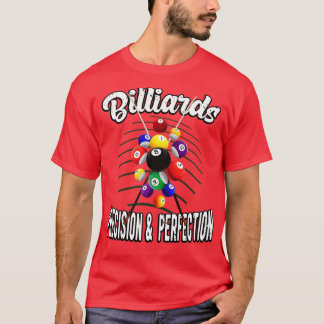 Camiseta Billiards Pool Billiard Vintage 8Ball