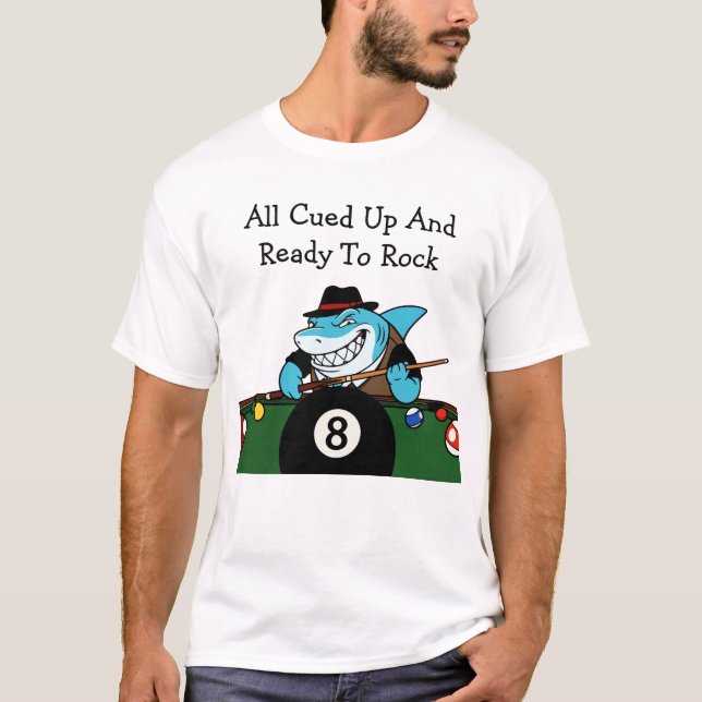 Camiseta Billiards Pool Hall Rebel Funny Tshirts (Anverso)