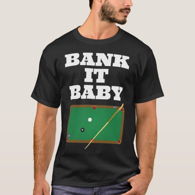 Camiseta Billiards Pool Jugador Shirt Gift Men Women Bank S (Anverso)
