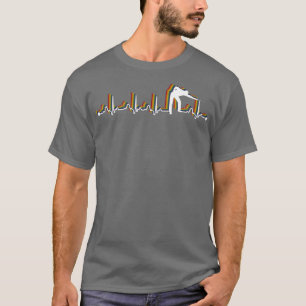 Camiseta Billiards Pool Retro Heartbeat EKG para Billiard P