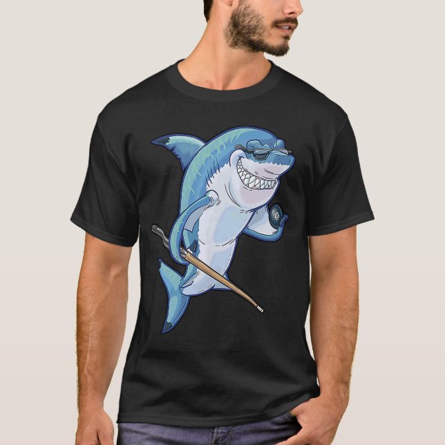 Camiseta Billiards Pool Shark (Anverso)