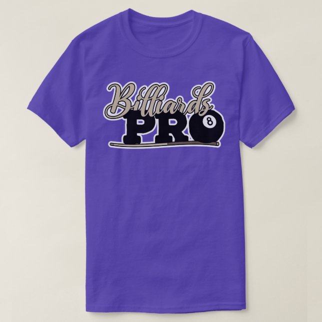 Camiseta Billiards Pro (Diseño del anverso)