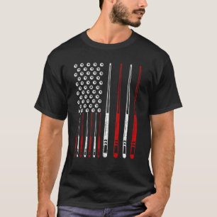 Camiseta Billiards Queue Snooker American Billiards