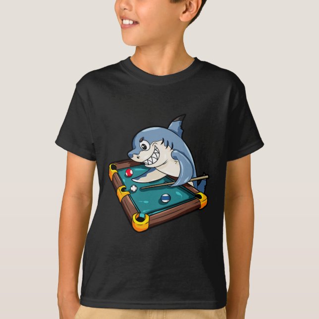 Camiseta Billiards Shark Pool Snooker Player Gift (Anverso)
