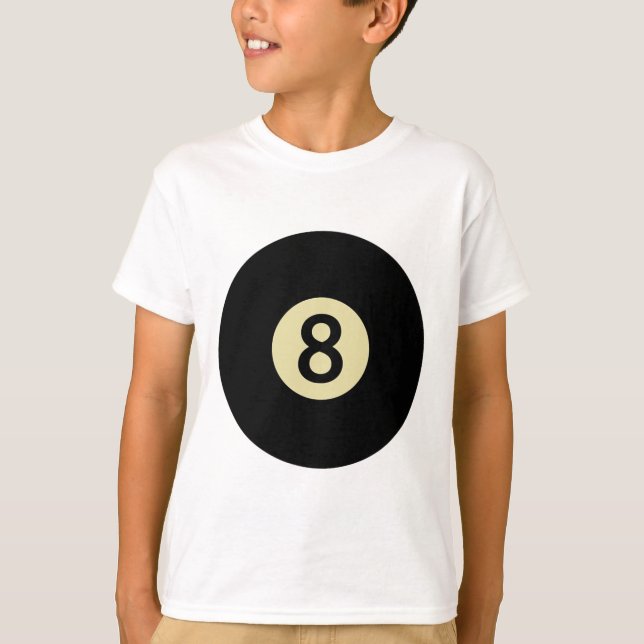 Camiseta Billiards Snooker Pool Ll Número 8 Billiard Player (Anverso)