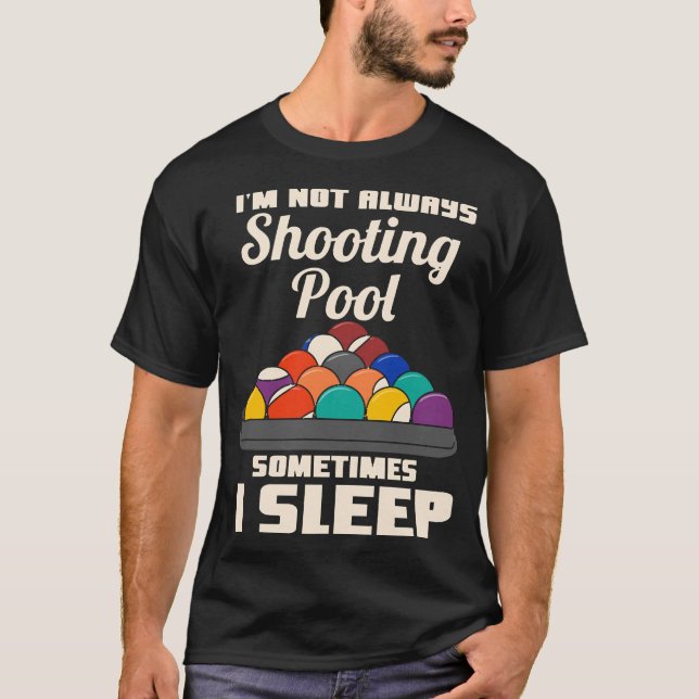Camiseta Billiards T- Shirting Pool Billiard T- Sh (Anverso)