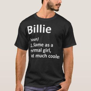 Camiseta BILLIE Definición Nombre personalizado Funny Cumpl
