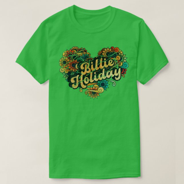 Camiseta Billie Holiday (Diseño del anverso)