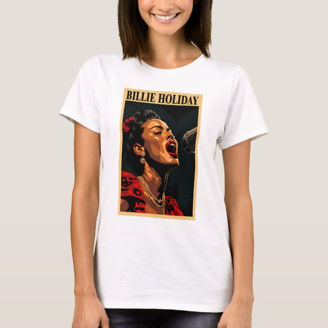 Camiseta Billie Holiday (Anverso)