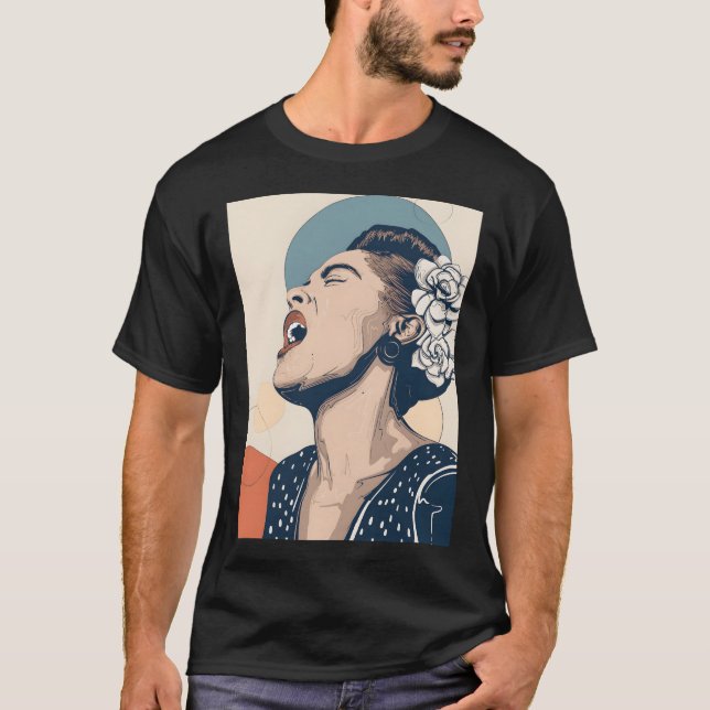 Camiseta Billie Holiday (Anverso)