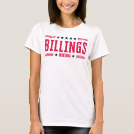 Camiseta BILLINGS MONTANA Stars & Stripes