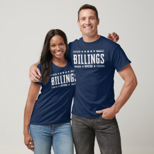 Camiseta BILLINGS MONTANA Stars & Stripes